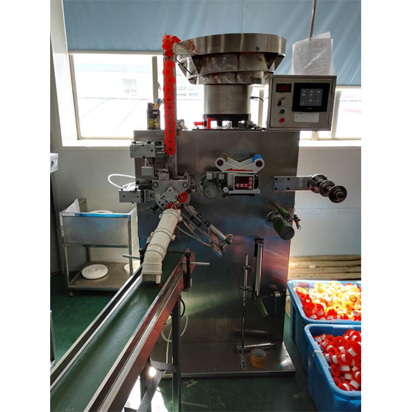 Red core white sleeve injection molding machine